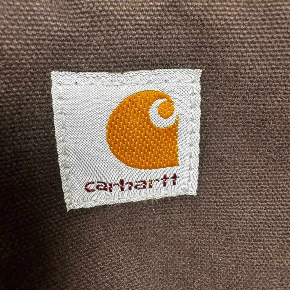 CARHARTT WC061 Women’s XL Brown Sherpa Lined Sandstone Ridge Coat Detroit Jacket - Picture 9 of 16
